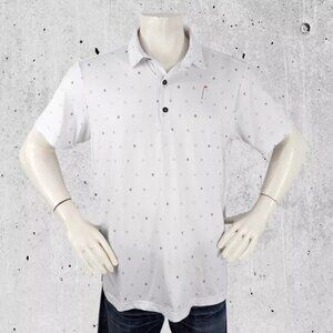 Hoolie Golf Polo Shirt Size Large Skulls Made in the USA